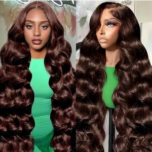 Elegant Deep Brown Hair Extensions
